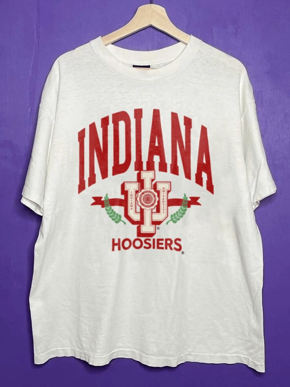 90s Vintage Indiana Hoosiers Football Shirt, Retro Indiana University Shirt Tee